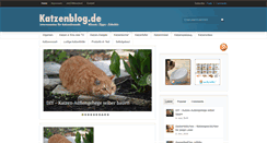 Desktop Screenshot of katzenblog.de