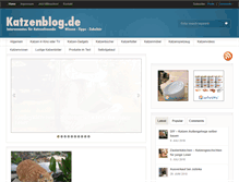 Tablet Screenshot of katzenblog.de